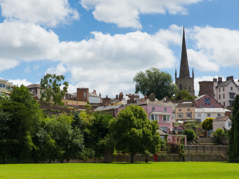 Exploring local Ross-on-Wye on a touring holiday