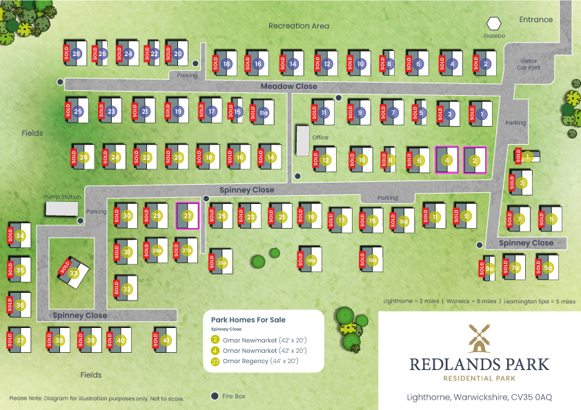 Redlands Park Map
