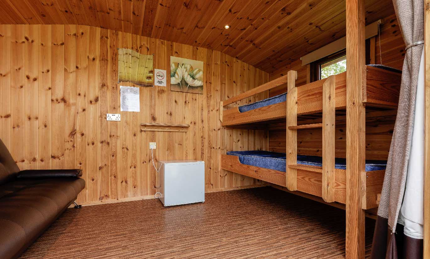 Glamping Holidays at Stratford Parks by the River Avon - Pod Interior