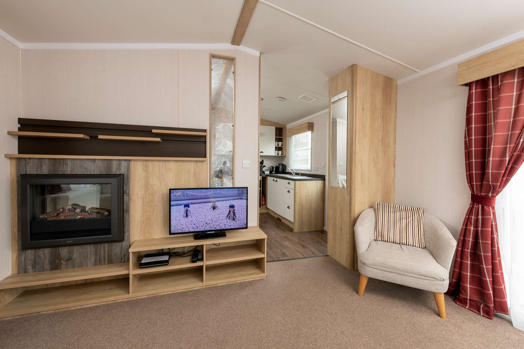 Hire 2 bed Caravan Lounge