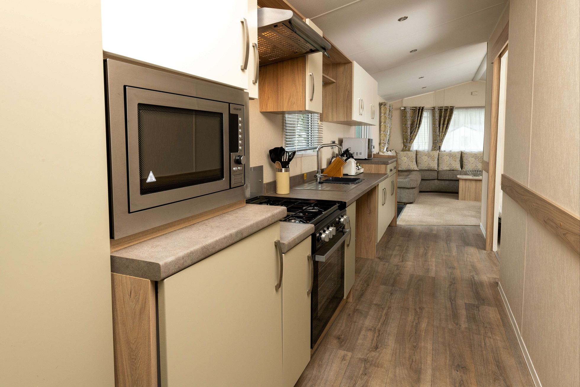 Wheelchair Accessible Caravan Kitchen