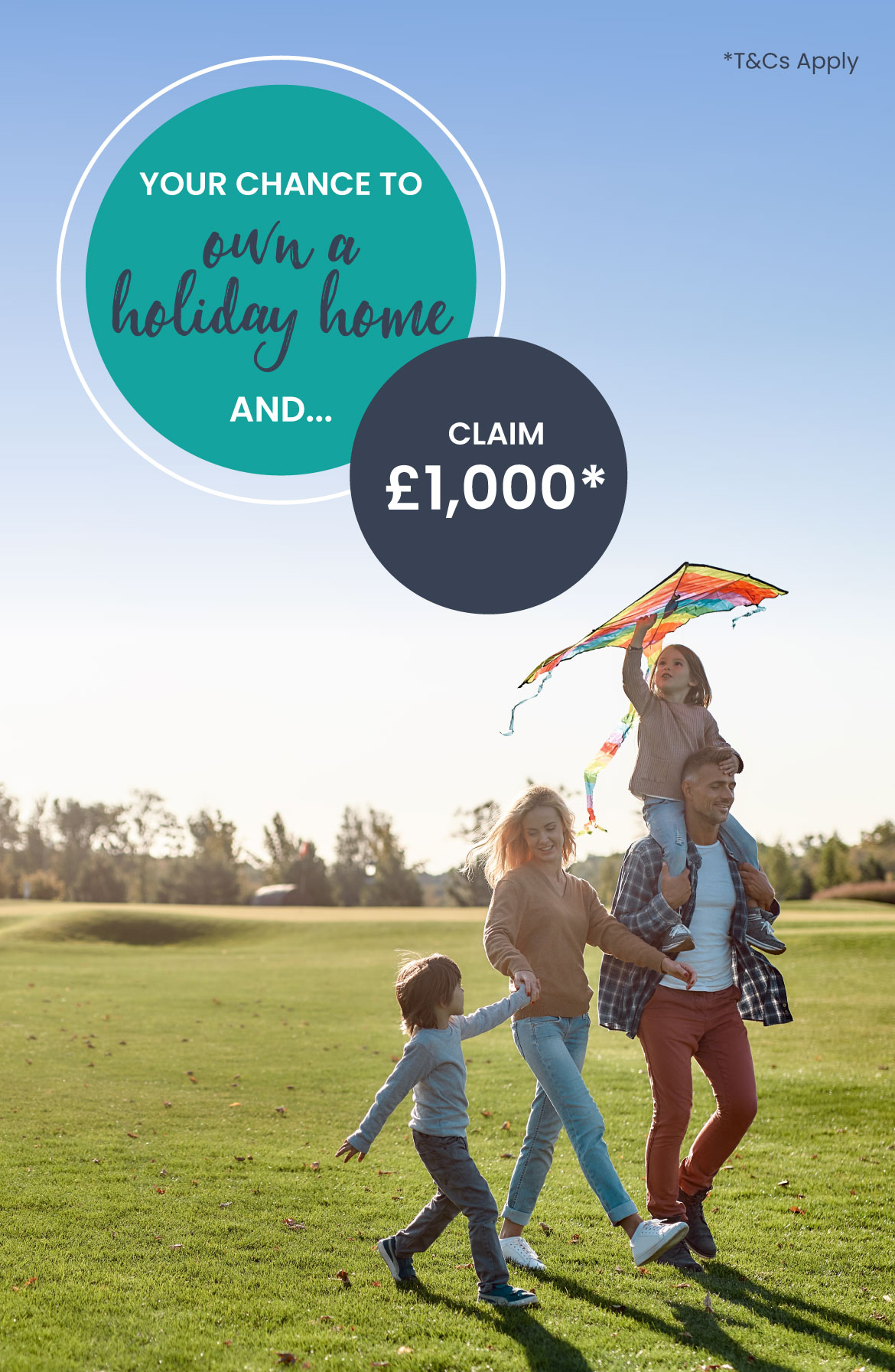 Your chance to own a holiday home and claim £1000*