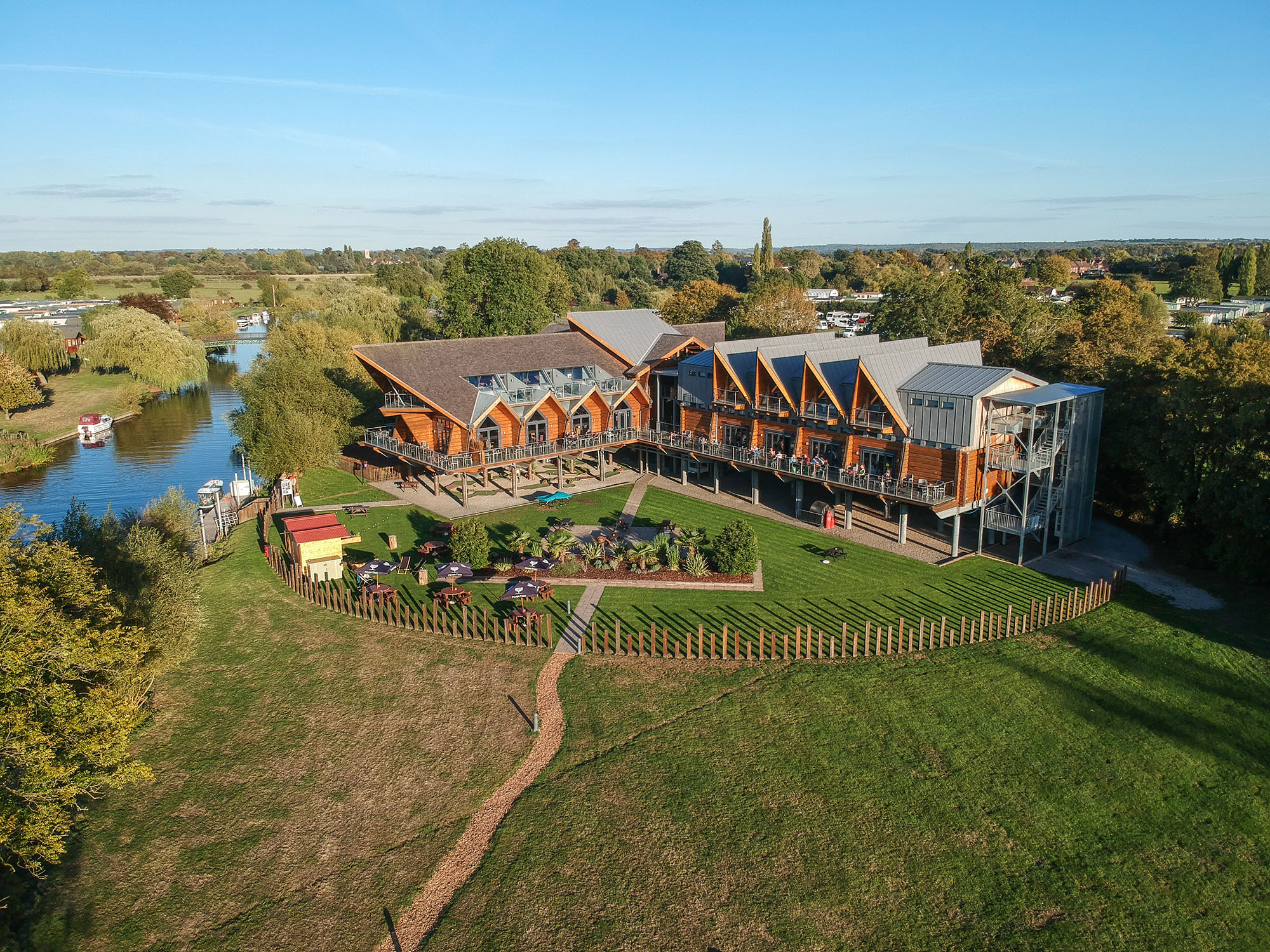 Bird's Eye View of the Riverside Venue