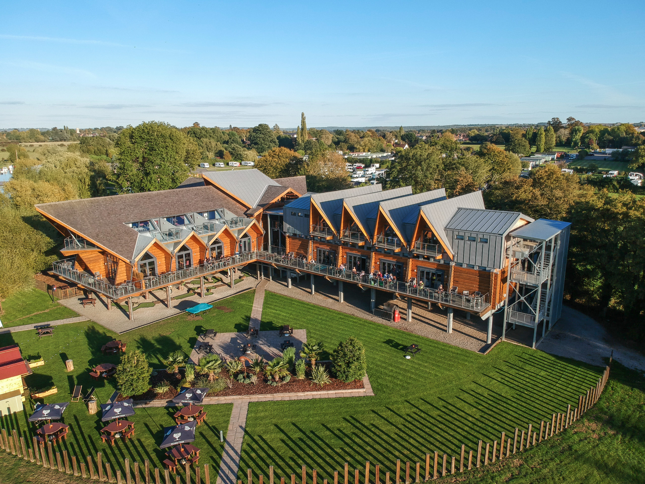 Bird's Eye View of the Riverside Venue