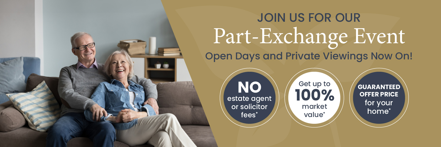 Join us for our Part-Exchange Event. Open days and private viewings now on!